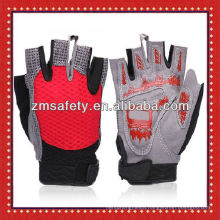 Anti shock pad design half finger cycling gloves